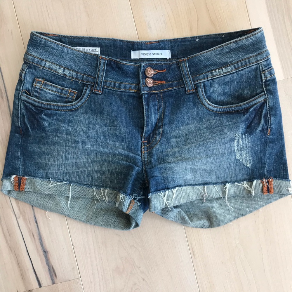 Nordstrom Vigoss Cut off Jean Shorts 27”